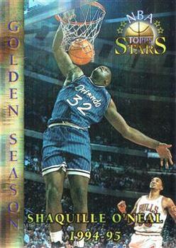 1996-97 Topps Stars - Finest Atomic Refractors #82 Shaquille O'Neal Front