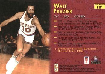1996-97 Topps Stars - Finest Atomic Refractors #117 Walt Frazier Back