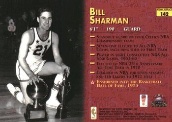 1996-97 Topps Stars - Finest Atomic Refractors #142 Bill Sharman Back