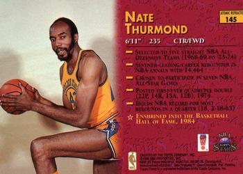 1996-97 Topps Stars - Finest Atomic Refractors #145 Nate Thurmond Back