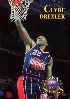 1996-97 Topps Stars - Finest Refractors #14 Clyde Drexler Front