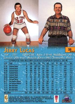 1996-97 Topps Stars - Finest Refractors #25 Jerry Lucas Back
