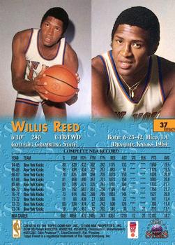 1996-97 Topps Stars - Finest Refractors #37 Willis Reed Back
