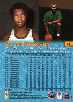 1996-97 Topps Stars - Finest Refractors #38 Oscar Robertson Back