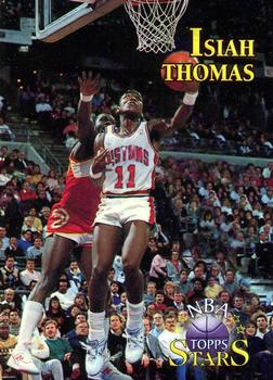 1996-97 Topps Stars - Finest Refractors #44 Isiah Thomas Front