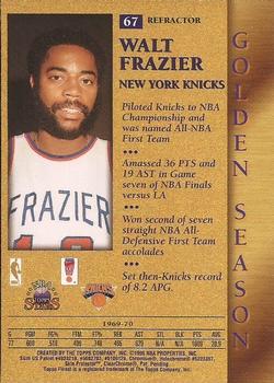 1996-97 Topps Stars - Finest Refractors #67 Walt Frazier Back