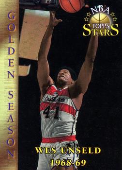 1996-97 Topps Stars - Finest Refractors #96 Wes Unseld Front