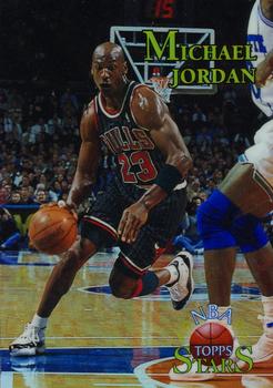 1996-97 Topps Stars - Finest Refractors #124 Michael Jordan Front