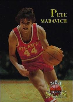 1996-97 Topps Stars - Finest Refractors #128 Pete Maravich Front