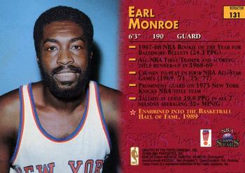 1996-97 Topps Stars - Finest Refractors #131 Earl Monroe Back