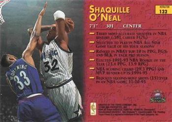 1996-97 Topps Stars - Finest Refractors #132 Shaquille O'Neal Back