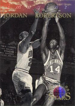 1996-97 Topps Stars - Imagine #I-6 Michael Jordan / Oscar Robertson Front