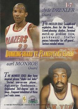 1996-97 Topps Stars - Imagine #I-7 Clyde Drexler / Earl Monroe Back