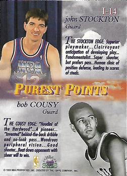 1996-97 Topps Stars - Imagine #I-14 John Stockton / Bob Cousy Back