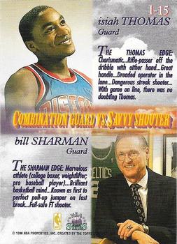1996-97 Topps Stars - Imagine #I-15 Isiah Thomas / Bill Sharman Back
