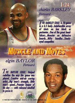 1996-97 Topps Stars - Imagine #I-24 Charles Barkley / Elgin Baylor Back