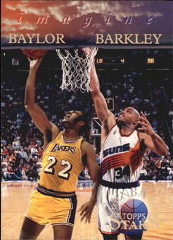 1996-97 Topps Stars - Imagine #I-24 Charles Barkley / Elgin Baylor Front
