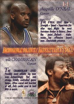 1996-97 Topps Stars - Imagine Members Only #I-1 Shaquille O'Neal / Wilt Chamberlain Back