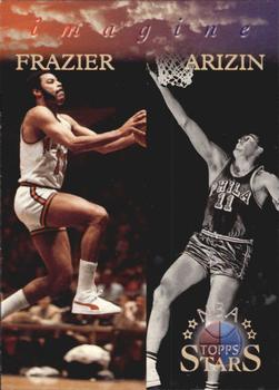 1996-97 Topps Stars - Imagine Members Only #I-23 Walt Frazier / Paul Arizin Front