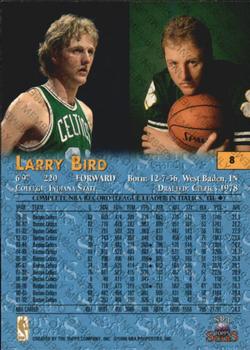 1996-97 Topps Stars - Members Only #8 Larry Bird Back