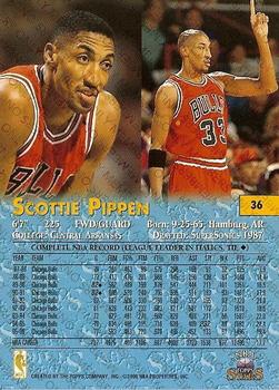 1996-97 Topps Stars - Members Only #36 Scottie Pippen Back