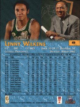 1996-97 Topps Stars - Members Only #49 Lenny Wilkens Back
