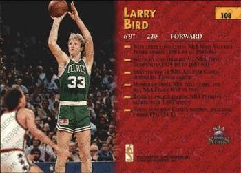 1996-97 Topps Stars - Members Only #108 Larry Bird Back
