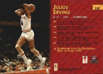 1996-97 Topps Stars - Members Only #115 Julius Erving Back