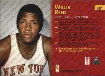 1996-97 Topps Stars - Members Only #137 Willis Reed Back