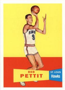1996-97 Topps Stars - Reprints #35 Bob Pettit Front