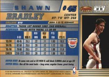 1996-97 Bowman's Best - Atomic Refractors #28 Shawn Bradley Back