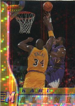 1996-97 Bowman's Best - Atomic Refractors #55 Karl Malone Front
