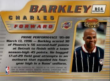 1996-97 Bowman's Best - Cuts Refractors #BC4 Charles Barkley Back