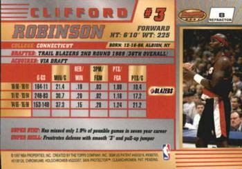 1996-97 Bowman's Best - Refractors #8 Clifford Robinson Back