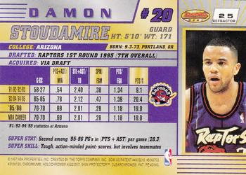 1996-97 Bowman's Best - Refractors #25 Damon Stoudamire Back