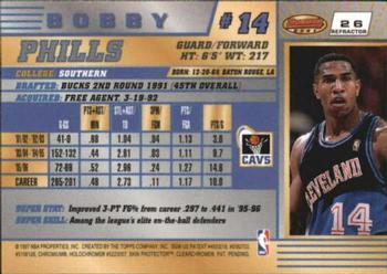 1996-97 Bowman's Best - Refractors #26 Bobby Phills Back