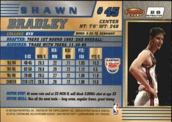 1996-97 Bowman's Best - Refractors #28 Shawn Bradley Back
