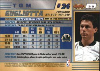1996-97 Bowman's Best - Refractors #35 Tom Gugliotta Back