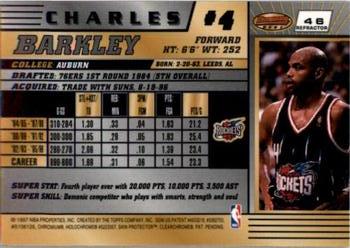 1996-97 Bowman's Best - Refractors #46 Charles Barkley Back