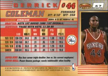 1996-97 Bowman's Best - Refractors #47 Derrick Coleman Back