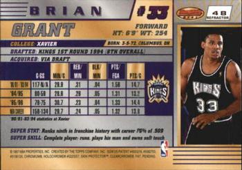 1996-97 Bowman's Best - Refractors #48 Brian Grant Back