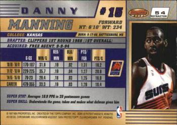 1996-97 Bowman's Best - Refractors #54 Danny Manning Back
