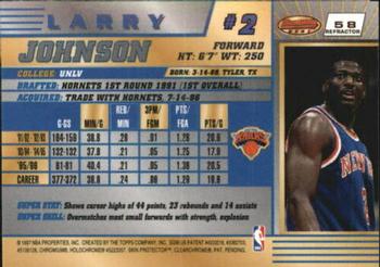 1996-97 Bowman's Best - Refractors #58 Larry Johnson Back