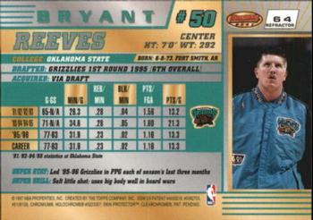 1996-97 Bowman's Best - Refractors #64 Bryant Reeves Back