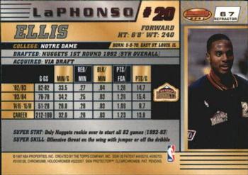 1996-97 Bowman's Best - Refractors #67 LaPhonso Ellis Back