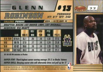 1996-97 Bowman's Best - Refractors #77 Glenn Robinson Back