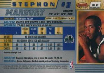 1996-97 Bowman's Best - Refractors #R2 Stephon Marbury Back