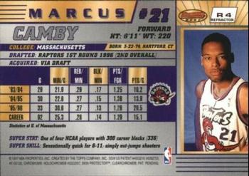 1996-97 Bowman's Best - Refractors #R4 Marcus Camby Back
