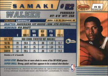 1996-97 Bowman's Best - Refractors #R9 Samaki Walker Back