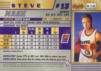 Steve Nash Rookie Card 1996-97 Finest #75